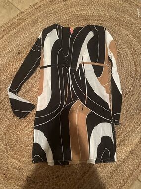 PATTERNED MINI DRESS